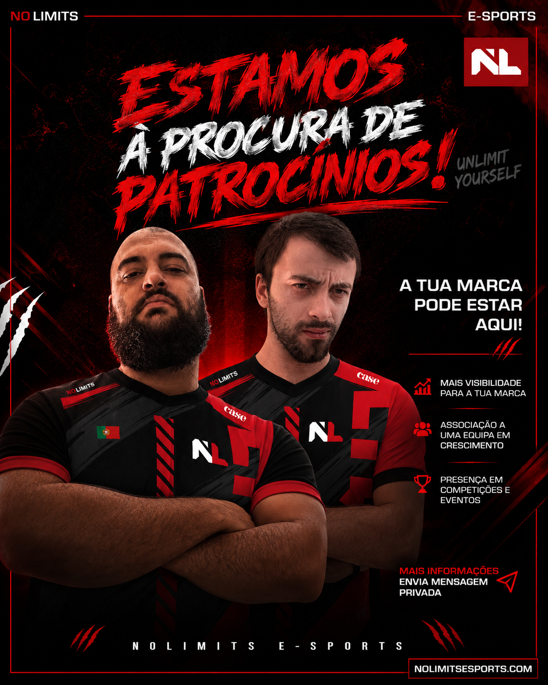 ESTAMOS À PROCURA DE NOVOS PARCEIROS