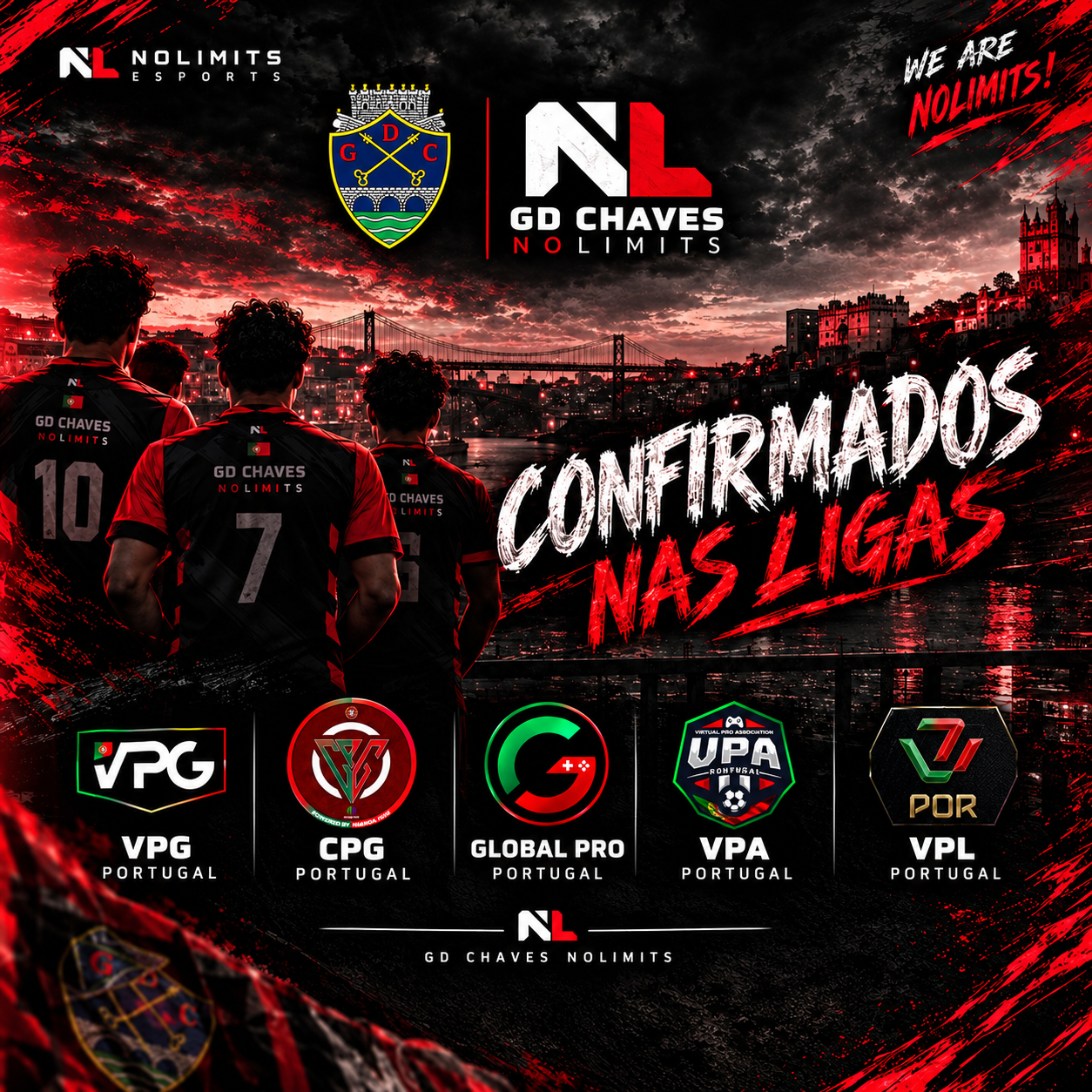 CONFIRMADOS NAS LIGAS!